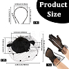 1 Pair Polyester Gauze Gloves AJEW-CY0001-35-2