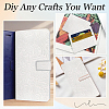 1 Sheet Embossed Flower Pattern Imitation Leather Fabric DIY-CL0002-19E-4