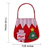 7Pcs 7 Style Christmas Non-woven Fabrics Candy Bags Decorations ABAG-SZ0001-16-2