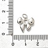 Brass Micro Pave Cubic Zirconia Charms KK-P295-43P-3