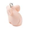 Opaque Resin Pendants RESI-Z014-01M-2