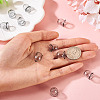 10Pcs Glass Bead Caps for Wind Chimes Making GLAA-BY0001-05A-6