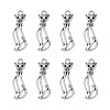 Tibetan Style Alloy Kitten Pendants LF10383Y-2