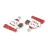 Christmas Alloy Enamel Pendants LS-ENAM-D050-13A-02P-2