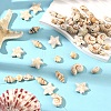 25Pcs 5 Styles Handmade Porcelain Ceramic Beads PORC-YW0001-85-4