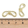 Alloy Bowknot Beads FIND-M079-02G-3
