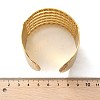 304 Stainless Steel Cuff Bangles for Women BJEW-Z096-06G-5