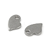 Non-Tarnish 201 Stainless Steel Charms STAS-C108-47P-2