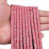 Dyed Synthetic Imperial Jasper Beads Strands G-A272-C06-04-2