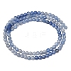 Gradient Color Natural Blue Aventurine Beads Strands GG-CBA9631-D02-01-5