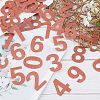 SUPERFINDINGS 40Pcs 10 Number Acrylic Wall Stickers DIY-FH0002-54-3