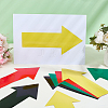 20Pcs 4 Colors PVC Stickers DIY-SP0007-90-4