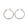 Non-Tarnish 304 Stainless Steel Hoop Earrings for Women EJEW-F339-02P-02-1