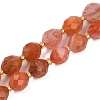 Natural South Red Agate Beads Strands G-N342-149E-2