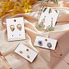 Fingerinspire 4Pcs 2 Style Acrylic Earring Display Hanging Card EDIS-FG0001-42-5