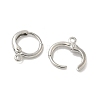 Brass Leverback Earring Findings KK-B166-05P-2