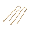 Alloy Stud Earring Findings FIND-WH0110-381G-1