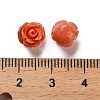 Synthetic Coral Carved Beads CORA-H003-01B-32-3