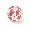 Printed Wood European Beads WD-CBA29C7-03-2