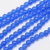 Natural & Dyed Malaysia Jade Bead Strands G-A146-6mm-A21-1