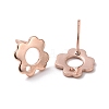 201 Stainless Steel Stud Earring Findings STAS-K241-07RG-2