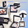 Square Transparent PE Thin Film Suspension Jewelry Floating Frame Displays ODIS-TAC0002-02A-4