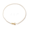Brass Micro Pave Clear Cubic Zirconia Fold Over Clasps KK-H480-50G-01-4