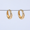 Shiny Brass Hoop Earrings DV5282-2