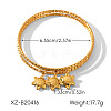 304 Stainless Steel Charm Bangle Sets WG97A59-01-1