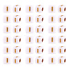 Opaque Acrylic Beads MACR-TAG0001-07I-3