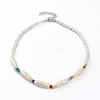 Beaded Necklaces Sets NJEW-JN03290-5