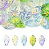 100Pcs 5 Colors Electroplate Handmade Lampwork Beads LAMP-CJ0002-94-1