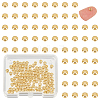 120Pcs Brass Spacer Beads KK-UN0002-36-1