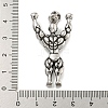 316 Surgical Stainless Steel Pendants STAS-E212-36AS-3
