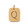 304 Stainless Steel Charms LS-STAS-R001-01G-Q-1