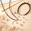 195Pcs 6 Styles 304 Stainless Steel Cord Ends FIND-GA0004-07-5