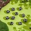 Unicraftale 10Pcs 304 Stainless Steel Enamel European Beads STAS-UN0040-13-4