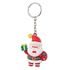 Christmas Theme PVC Plastic Keychains KEYC-JKC00781-02-3