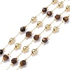 3.28 Feet Natural Tiger Eye Handmade Beaded Chains X-CHC-F010-03J-G-2
