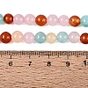Natural Multi-Color Agate Beads Strands G-Q606-42B-A01-5