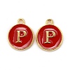 Golden Plated Alloy Enamel Charms LS-ENAM-S118-03P-1