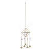 Geometric Metal Suncatchers Wall Hanging Decoration LS-HJEW-G018-01B-G-1