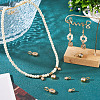 4Pcs 2 Styles Brass Micro Pave Cubic Zirconia & 2Pcs Stainless Steel Rhinestone Pendants Findings Kits FIND-TA0010-18-8
