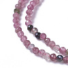 Natural Pink Tourmaline Beads Strands G-F596-06-2mm-3