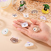 9Pcs 9 Styles Cartoon Dog Acrylic Brooch JEWB-TA0001-38-7