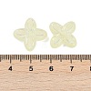 Frosted Transparent Acrylic Beads OACR-P029-09B-03-4