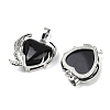 Natural Obsidian  Pendants G-Q025-01P-06-3