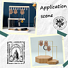 200Pcs Cardboard Fold Over Paper Display Hanging Cards CDIS-SP0001-01-5