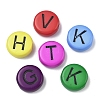Opaque Acrylic European Beads MACR-K365-01E-1