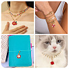 30Pcs 6 Styles Alloy and Enamel Pendants ENAM-TADJ0001-04C-5